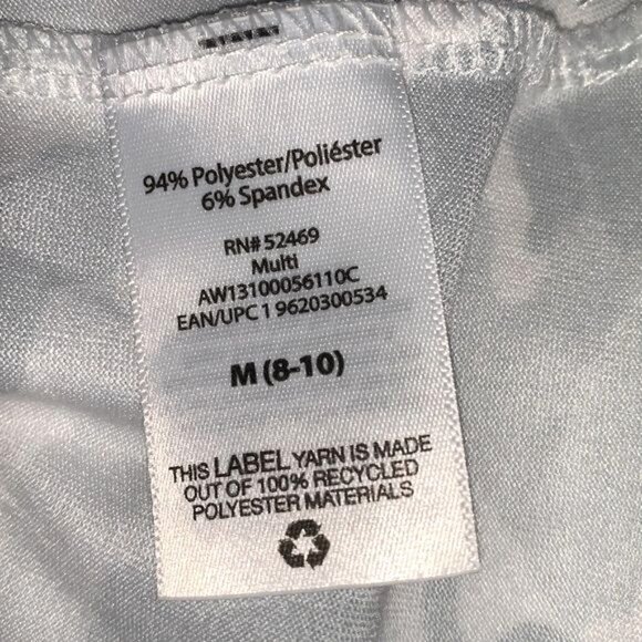 Athletic Works Gray Camo Racerback Tank Top M (8-10) Polyester/Spandex Womens Ac - Picture 3 of 8